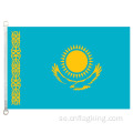 Kazakstans flagga 90 * 150 cm 100% polyster
